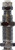 Midland Metal 20457 Single End or Double End Shut Off Connector, 3/8 in Tube OD x 3/8 in Tube OD, Brass