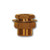 Mid-America Fittings 207ACBH-4 Bulkhead Anchor/Frame Coupling, 1/4 in FIP x 1/4 in FIP, 1-1/2 in, Brass