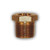 Mid-America Fittings 23232X2 Hex Bushing, 3/4 in MPT x 1/8 in FPT, 0.94 in, Brass