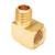 Mid-America Fittings 23400X8X12 90 deg Street Elbow, 1/2 in MPT x 3/4 in FPT, Brass