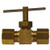 Midland Metal 26022 Needle Valve with 26004 Nut, 5/16 in Nominal, Compression, Brass Body Midland Metal 26022 Needle Valve with 26004 Nut, 5/16 in Nominal, Compression, Brass Body