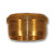 Mid-America Fittings 260X6M Self-Align Sleeve, 3/8 in Compression x 3/8 in Compression, Brass