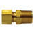Mid-America Fittings 268X10 Adapter, 5/8 in Compression x 1/2 in MPT, Brass