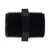 Midland Metal 28800P Hex Nipple, 3 in MPT x 3 in MPT, Polypropylene, Black Midland Metal 28800P Hex Nipple, 3 in MPT x 3 in MPT, Polypropylene, Black
