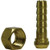 Midland Metal 28853 Barbed Adapters, BSPT/BSPP Fittings, 08-08 Brass Hose Barb x Fem Bspp Swivel, Brass Fittings
