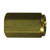 Midland Metal 28856 Caps, BSPT/BSPP Fittings, 1/4 Female Bspp N-Pltd Hex Cap, Brass Fittings