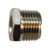 Midland Metal 28877 Hex Bushings, BSPT/BSPP Fittings, 1/2M Bspt x3/8F Bspp N-Pltd Bush, Brass Fittings