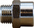 Midland Metal 28881 Adapters, BSPT/BSPP Fittings, 1/8M Bspp x 1/4F Bspp N-Pltd Adp, Brass Fittings