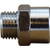 Midland Metal 28893 Adapters, BSPT/BSPP Fittings, 12-08 Brass Mbspp x Fbspp, Brass Fittings