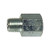 Midland Metal 36308 Adapter Extension, 1/8-27 Thread, NPTF Thread, Zinc-Plated, Carbon Steel, 3/4 in OAL