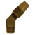 Midland Metal 38290 45 deg Elbow, 3/8 in Tube OD x 1/4 in MIP, Brass