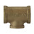 Midland Metal 44292 Reducing Tee, 1 in 1/2 in 1/2 in, Bronze