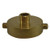 Midland Metal 444003 Fire Hose Hydrant Adapter, 2-1/2 in NST x 1 in NPSH, Brass