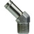 Midland Metal 45031212 45 deg Bead Insert, 3/4 x 3/4 in, Hose x MIP, Steel