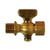 Midland Metal 46362 MIP x FIP Tee , Air Cocks, 3/8Mip x Fip Tee Handle Air Cock, Brass Fittings