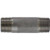 Midland Metal 51103 Seamless Pipe Nipple, 1 in MPT x 1 in MPT, 3 in L, Stainless Steel, SCH 80 Schedule