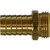 AMC 707048-0612 Straight Male End Hex Adapter, 3/8 in Hose Barbed x 3/4 in MGH, Brass