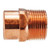 Midland Metal 77321 Male Pipe Adapters, Copper Sweat Fittings, 1-1/4 x 3/4 Male Adptr, Nipples and Fittings