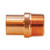 Midland Metal 77332 Male Pipe Adapters, Copper Sweat Fittings, 1/2 x 3/4 Male Adapter Ftg x M, Nipples and Fittings