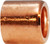 Midland Metal 77380 Flush Bushings, Copper Sweat Fittings, 1/2 x 1/4 Flush Bushing, Nipples and Fittings