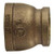 Midland Metal 80119-1208 Reducing Coupling, 3/4 in FPT x 1/2 in FPT, Bronze