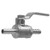 Midland Metal 1/4BARB X 1/4BARB CP BALL VALVE - 944005