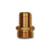 Mid-America Fittings LF29MGH-612 Male End Coupling, 3/8 in Hose Barbed x 3/4 in MHT, Brass