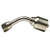 Midland Metal 43 Series SS43-04-04FJ45 45 deg Swivel Elbow, 1/4 in Hose x 7/16 in Female JIC, Stainless Steel