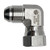 Midland Metal SS6500-06-06 90 deg Elbow, 3/8 in Male JIC x 3/8 in Female JIC Swivel, Stainless Steel