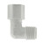 Midland Metal 17226P Male Elbows, Plastic Compression, 1/4x3/8 Compxmip Polpro Conn, Plastic Fittings