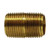 Midland Metal 3/8 CLOSE PIPE NIPPLE BRASS - 28133VS