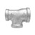 Midland Metal 1-1/2 x 3/4 x 1-1/2 Galvanized Tee - 64369