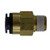 Midland Metal 680408C Straight Connector, 1/4 in Tube OD x 1/2 in Male NPTF, Composite