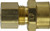 AMC 700086-0610 Adapter, 3/8 in Compression x 1/2 in Sweat, Brass