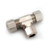Midland Metal 700664-06 Tees, Chrome-Plated LF Compression, Lf 764Cp 3/8 Cp Tee, Lead-Free Fittings