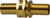AMC 707042-12 Coupling Set, 3/4 in Hose Barbed x 3/4 in Hose Barbed, Brass