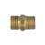 CHAMPION BRASS B68A-6A Adapter Body, 3/8-in Compression x 1/8-in Male NPTF, Brass
