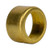 Midland Metal FBL-0640 Brass - Long, Crimp Ferrules, Brass Ferrule .640 Id 1.00 Len .437 Hole, Hose Accessories