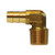 Midland Metal HE1-8B Forged Hose Barb 90 Deg Elbow, Hose Barb, 1/2 x 1/4 90 Elbow- Hb To Mpt Forged, Brass Fittings