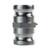 BUCHANAN RUBBER SA-600-AA Type AA Cam and Groove Spool Adapter, 6-in Male Adapter x 6-in Male Adapter, Aluminum