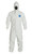 DUPONT Hooded Coverall,Elastic,White,2XL,PK25 TY127SWH2X002500