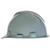 MSA Hard Hat, E,Gray,4 pt. Ratchet 475364