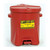 EAGLE Oily Waste Can,6 Gal.,Poly,Red 933-FL