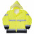Occunomix LUX-TJR-YXL Rainjcktw/Hood 3Mbeadedtape Zip/Snap Cl3 Yel XL