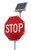 TAPCO LED Stop Sign,Stop,White/Red 2180-00209