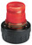 FEDERAL SIGNAL Warning Light w/Sound,LED,Red,24VDC AV1-LED-024R