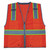 CONDOR High Visibility Vest,Class 2,2XL,Orange 11K785