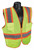 CONDOR High Visibility Vest,Yellow/Green,2XL 53YM36