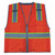 CONDOR High Visibility Vest,Class 2,3XL,Orange 11K786