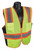 CONDOR High Visibility Vest,Yellow/Green,L 53YM82